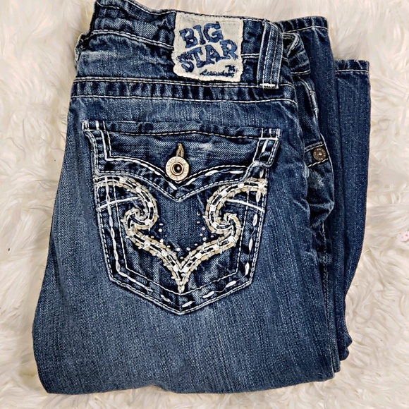 Big Star Denim - Big star Casey flap pocket low rise fit size 26